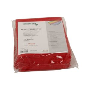 Axis24 GmbH 10er Pack beschichtetes Meiko Feuchtwischtuch 35 x 40 rot Reinigungstuch