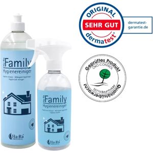 Axis24 GmbH Ha-Ra SET FAMILY HYGIENEREINIGER MIT SPRÜHFLASCHE 1 Liter