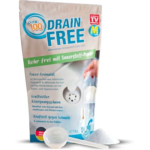 Pure100 Drainfree – Rohr Frei Mit Sauerstoff-Power