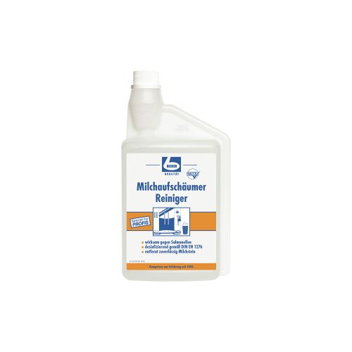 Dr. Becher GmbH Dr. Becher Milchaufschäumer Reiniger, Reinigungsmittel zur Entfernung von Milchstein und anderen Verunreinigungen, 1 Liter – Flasche