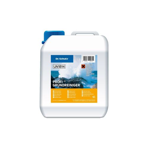 Dr. Schutz GmbH Dr. Schutz® Profi Grundreiniger, Alkalischer Reinigungsmittel für PVC-Böden, 5 l – Kanister