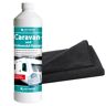 HOTREGA Caravan und Wohnmobil Reiniger 1L inkl. Microfasertuch Wohnwagen Reinigungsmittel Caravan mühelos reinigen