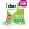 claro products GmbH claro Hygiene Tabs Spülmaschinentabs, Geschirrspültab - entfernt 99,99% aller Pilze, Viren und Bakterien, 1 Packung = 50 Stück = á 20 g