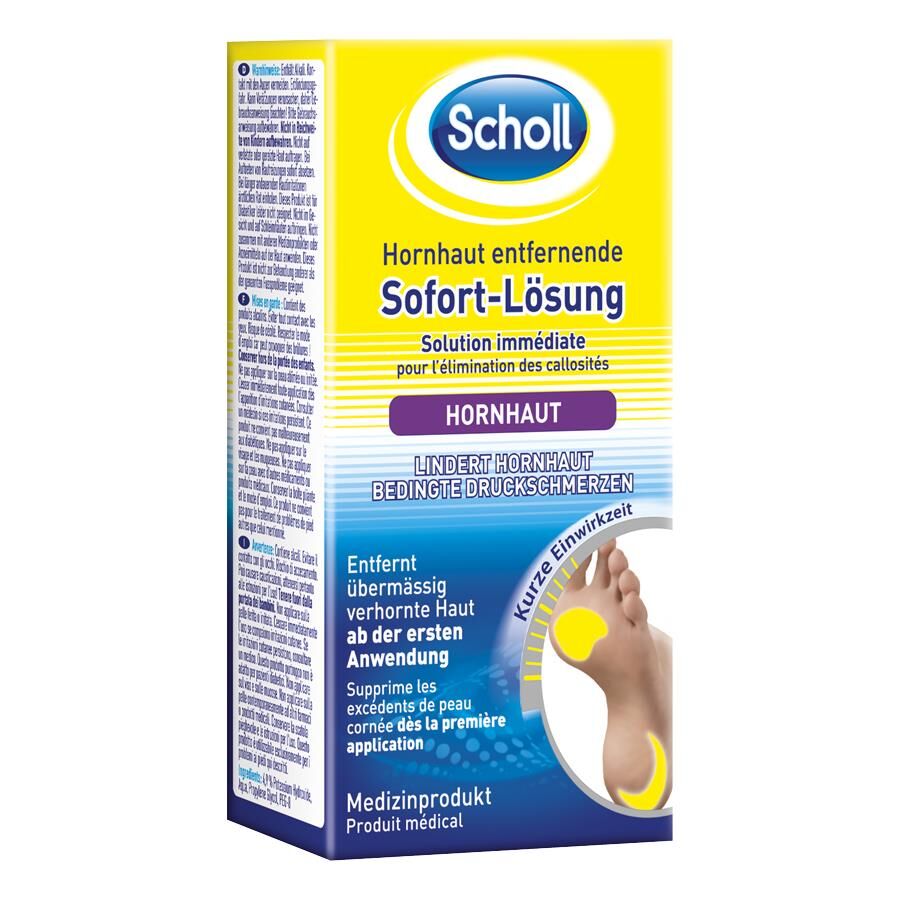 Scholl Hornhaut entfernende Sofort-Lösung