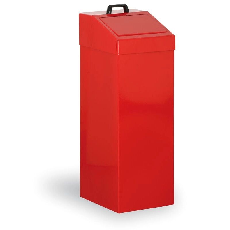 Kovona Metallmülleimer für sortierten abfall, 100 l, rot