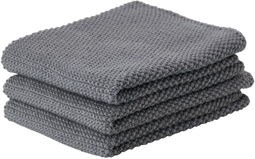 Zone Denmark - Reinigungstuch, 27 x 27 cm, cool grey (3er-Set)