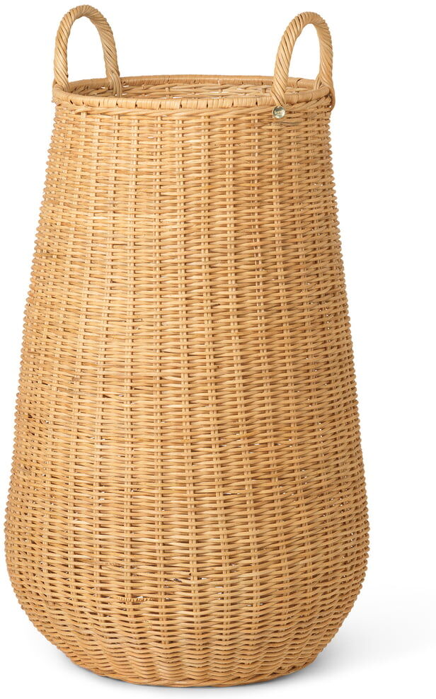 ferm LIVING - Braided Rattan Wäschekorb, natural