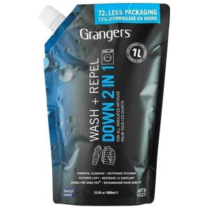 Grangers Rengøringsmiddel Og Vandafvisende Wash + Repel Down 2in1 1l Transparent  Mand