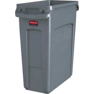 Rubbermaid Slim Jim Affaldsbeholder, 60 Liter, Grå