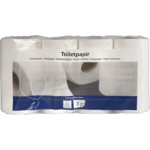 No-Name Toiletpapir   3-Lags   64 Ruller   Hvid   Nyfiber