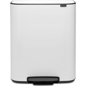 Brabantia Bo Pedalspand   60 L   Hvid