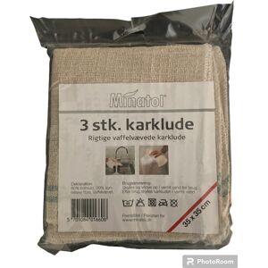 Minatol Karklud 35 X 35 Cm, Vævede, 3-Pak