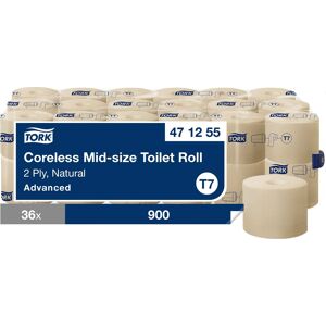 Tork T7 Adv. Toiletpapir U/hylse, Natur, 36 Rl