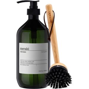 Meraki Dish Wash Forest Garden 1000 ml & Dish Brush Kit