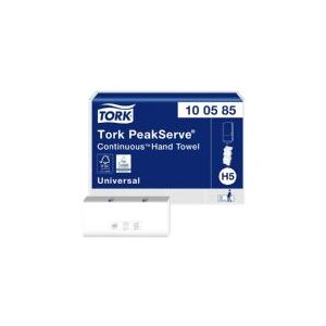 Håndklædeark Tork H5 PeakServe® Continuous™ Universal 1-lag hvid - (12 pakker x 410 stk.)