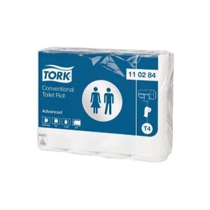 Toiletpapir Tork T4 Advanced 2-lags 34,7 m hvid - (24 ruller pr. karton)