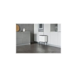 Brabantia Bo Touch Bin - Skraldespand - fliplåg - 34 L - affaldsseparation - hvid