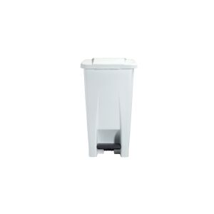 CEP Affaldscontainer Rossignol, 60 L, med pedal, hvid