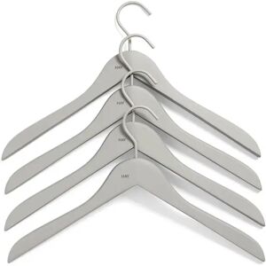 HAY Soft Coat Hangers 4 stk. - Slim Grey