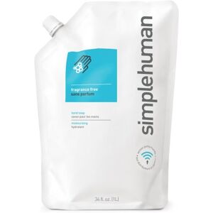 Simplehuman Flydende Sæbe, Refill Pose, 1 L, Uden Duft