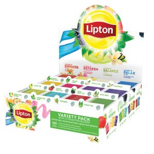 Lipton Te, Display Med 180 Breve, I 12 Varianter