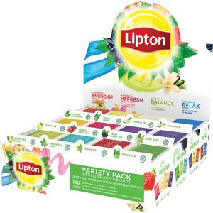 Lipton Te, Display Med 180 Breve, I 12 Varianter