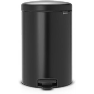 Brabantia Pedal Bin Newicon -Skraldespand, 20 L, Mat Sort