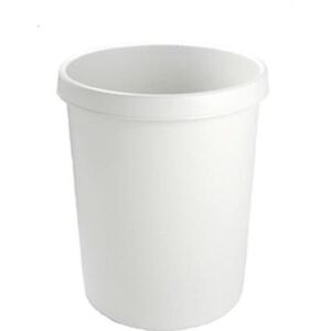 Plastpapirkurv, 45 l, H 480 mm, lysegrå, 2-pak