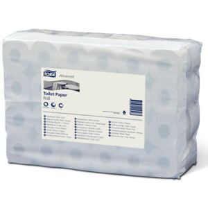 Toiletpapir Tork Advanced, 2 lag, pk à 64 ruller, fra 21 pk