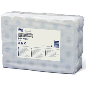 Toiletpapir Tork Advanced, 2 lag, pk à 64 ruller, fra 6 pk