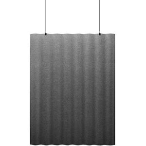 Lydabsorbent Scala Hanging, lodret, LxBxD 1207x1600x60 mm, grå