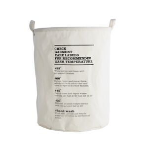 House Doctor Laundry Bag - Wash Instructions - Vasketøjskurv