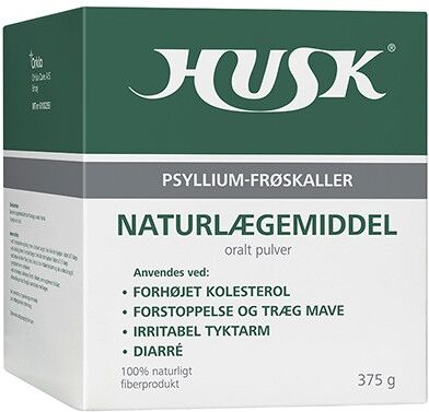 Psyllium-Fr&oslash;skaller Pulver 375 g Naturl&aelig;gemiddel