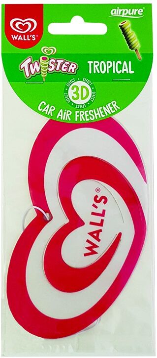 Walls 3D Paper Twister Tropical 1 stk Air Freshener