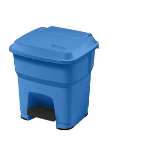 rothopro Colectores de residuos con pedal HERA, capacidad 35 l, A x H x P 390 x 440 x 390 mm, azul