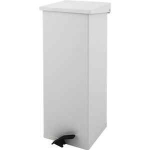 kaiserkraft Colector de residuos con pedal, capacidad 65 l, A x H x P 300 x 800 x 300 mm, blanco