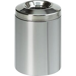 Brabantia Papelera de seguridad, acero inoxidable, autoextinguible, capacidad 7 l, H x Ø 277 x 207 mm, brillante