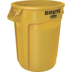 Rubbermaid Contenedor universal BRUTE®, redondo, capacidad 121 l, amarillo