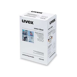 Uvex Toallitas húmedas de limpieza 9963000, contenido por caja 100 toallitas, para cristales