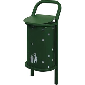 PROCITY Papelera para exteriores CONVI®, capacidad 50 l, verde