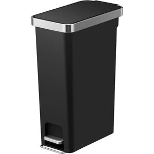 EKO Cubo con pedal Hana Slim, capacidad 40 l, A x H x P 265 x 645 x 455 mm, negro