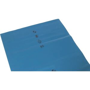 kaiserkraft Bolsas de PEBD para residuos pesados, 120 l, A x H 700 x 1100 mm, grosor del material 200 µm, azul, UE 100 unid.