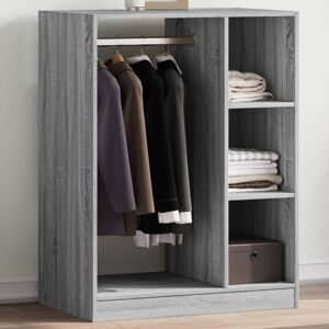 vidaXL Armario de madera de ingeniería gris Sonoma 77x48x102 cm