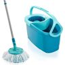 Leifheit Clean Twist Disc Mop Ergo 52101 kit limpieza suelos - Escoba española fregona fregona cubo giratorio