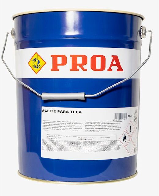 PROA Aceite para Teca, Transparente 20lts