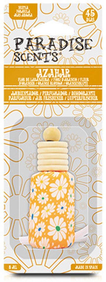 PARADISE SCENTS Ambientador botella cerámica  flower azahar 8 ml