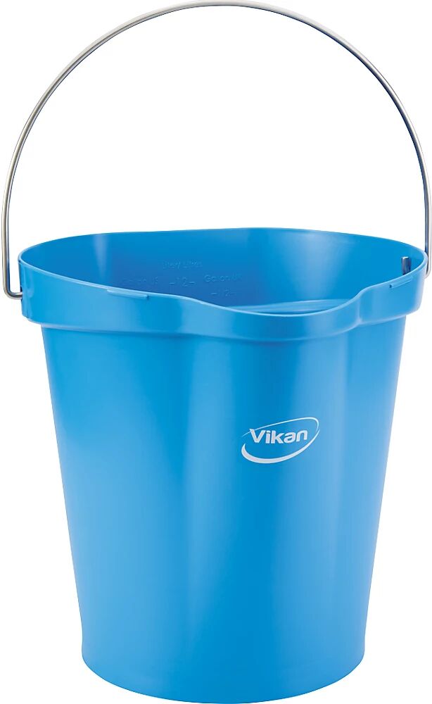 Vikan Cubo, apto para alimentos, capacidad 12 l, UE 6 unid., azul