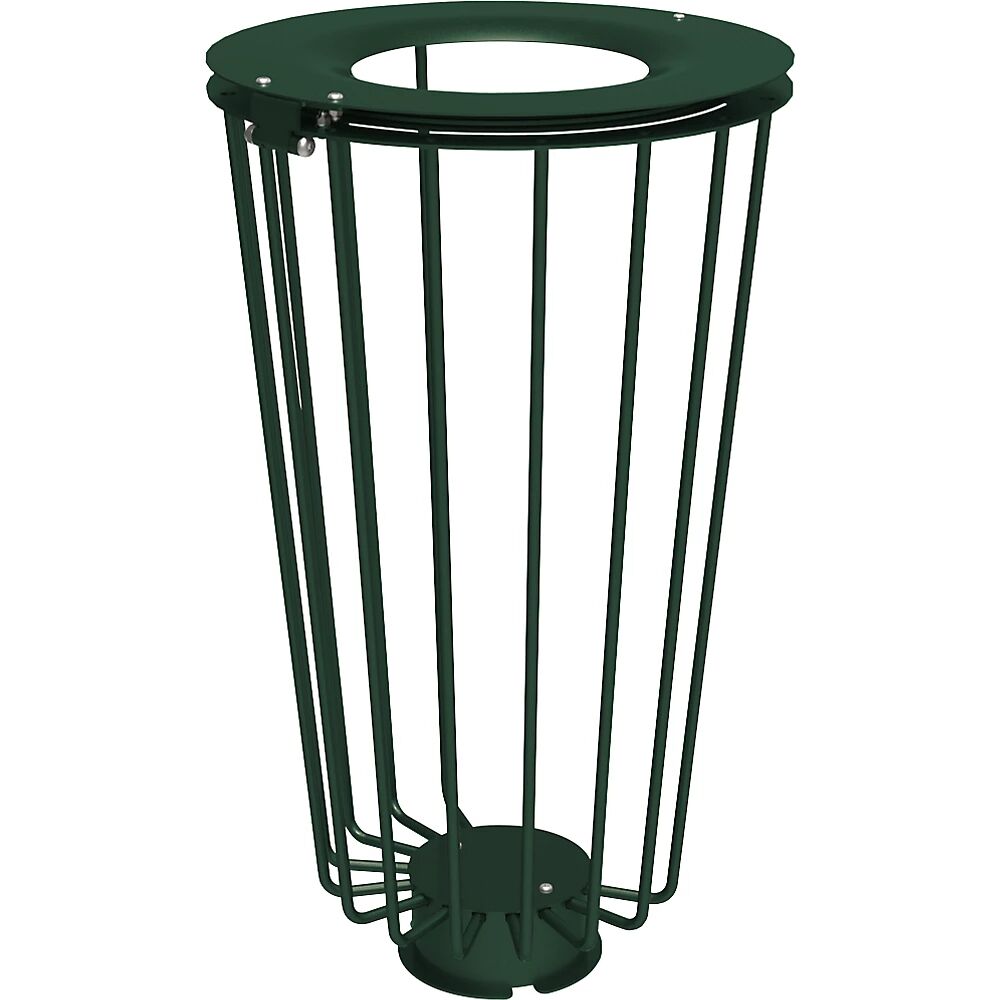 PROCITY Papelera LOFOTEN, capacidad 100 l, verde