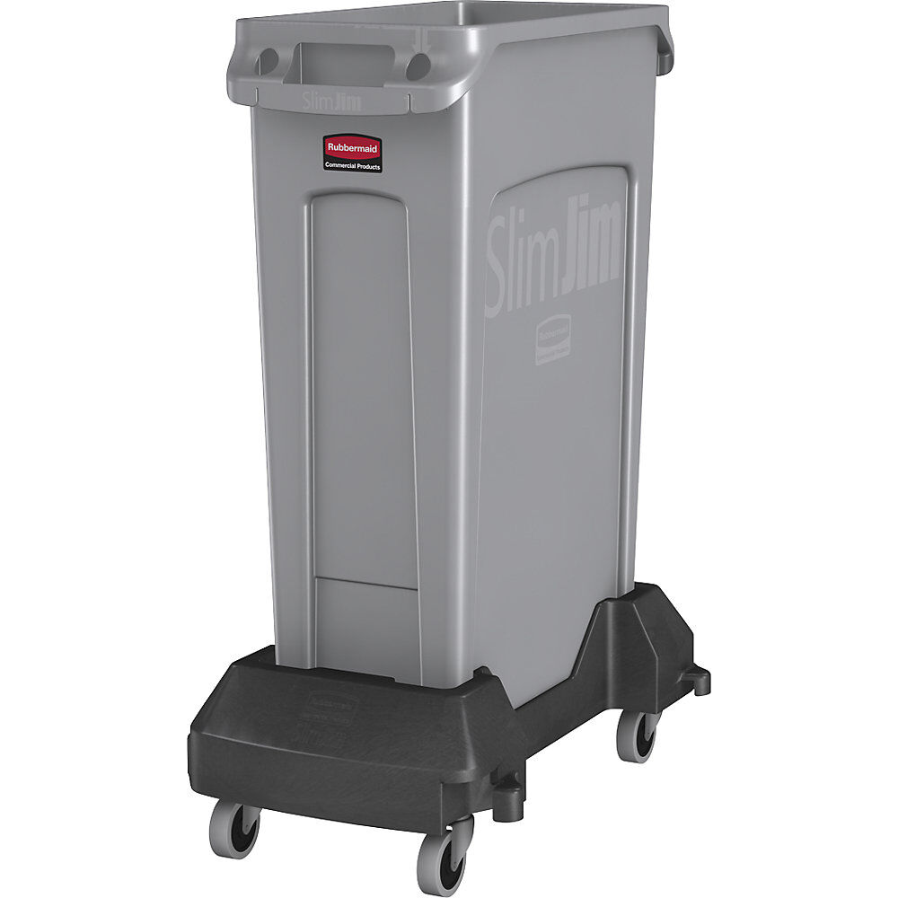 Rubbermaid Juego de cubo de basura SLIM JIM®, con carro de plástico, capacidad 60 l, a partir de 2 unid.
