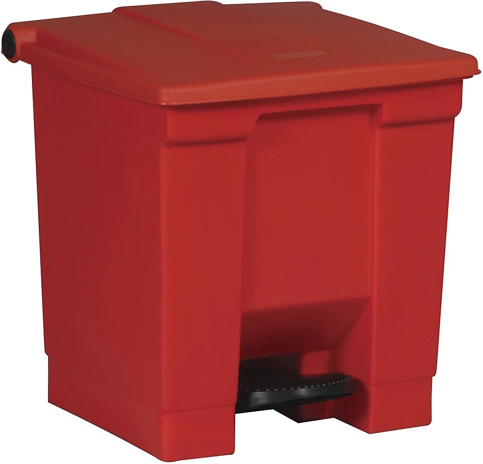 Rubbermaid Cubo industrial con pedal, capacidad 30 l, rojo, a partir de 5 unid.